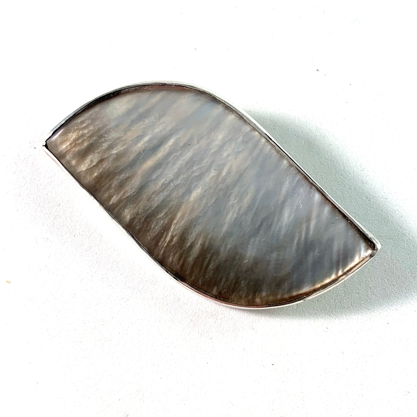 Carl Nyströmer, Sweden 1958 Mid Century Modern Sterling M o P Brooch ...