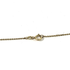 Vintage 1940-50s Bohemian Garnet Gilt Metal Necklace.