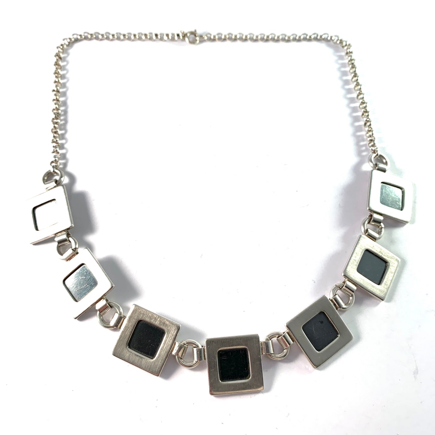 Victor Janson, Sweden 1967. Sterling Silver Necklace.