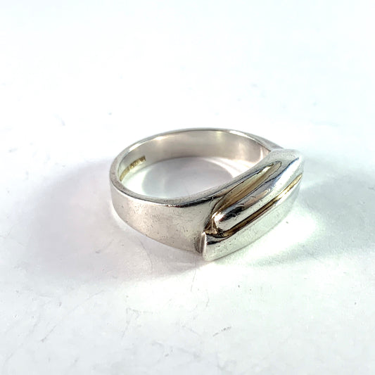 Björn Weckström Lapponia Finland. Vintage Sterling Silver Unisex Ring.