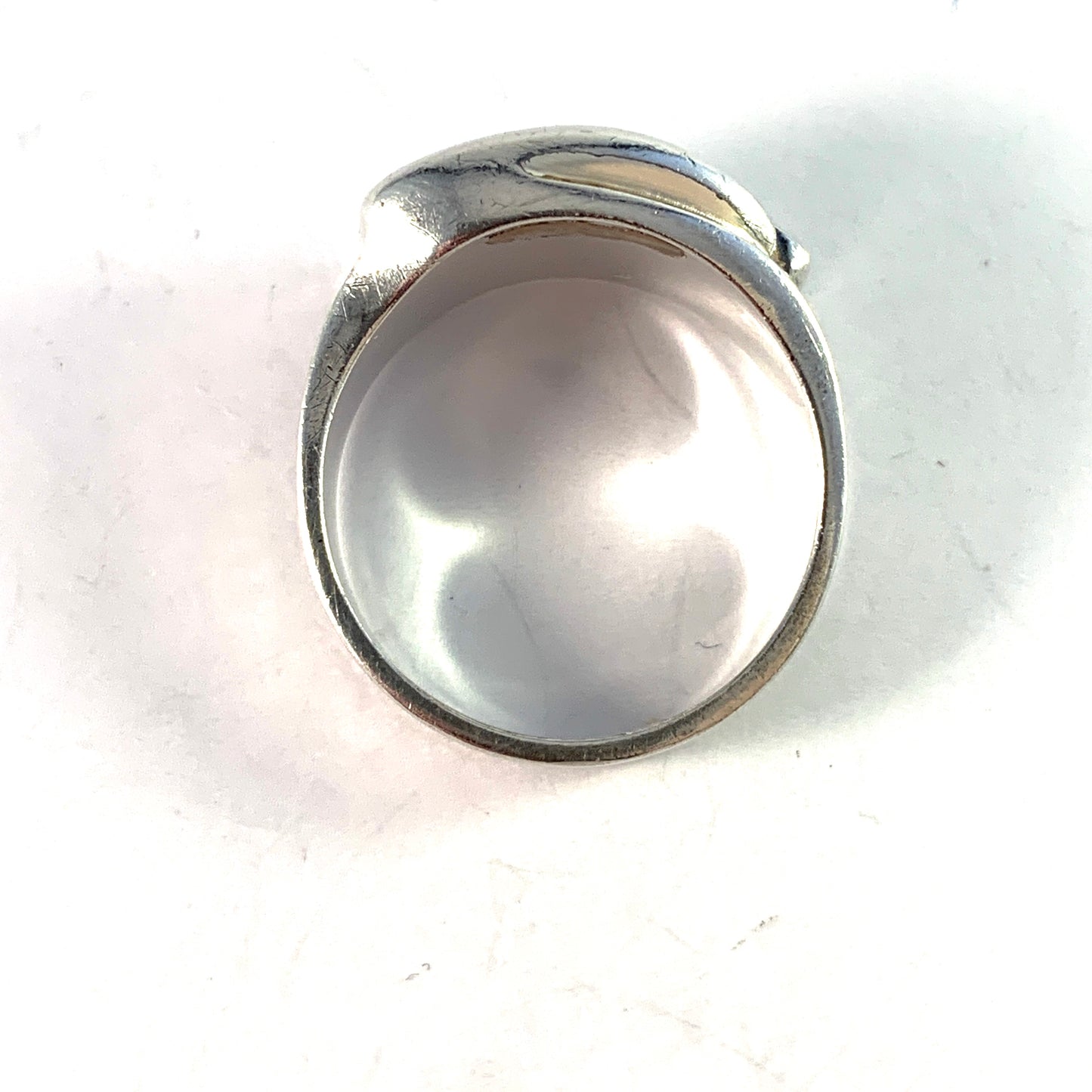 Björn Weckström Lapponia Finland. Vintage Sterling Silver Unisex Ring.