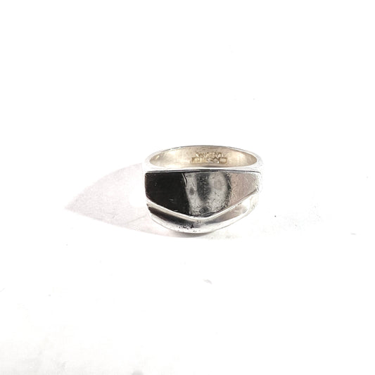 Lapponia, Finland 1986. Vintage Sterling Silver Unisex Ring.