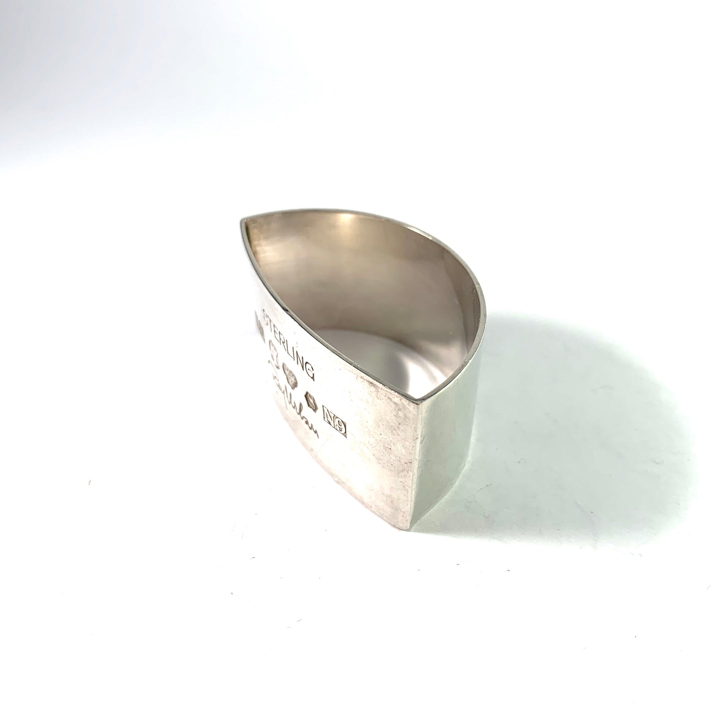 Rey Urban, Sweden 1963. Sterling Silver Napkin Ring.
