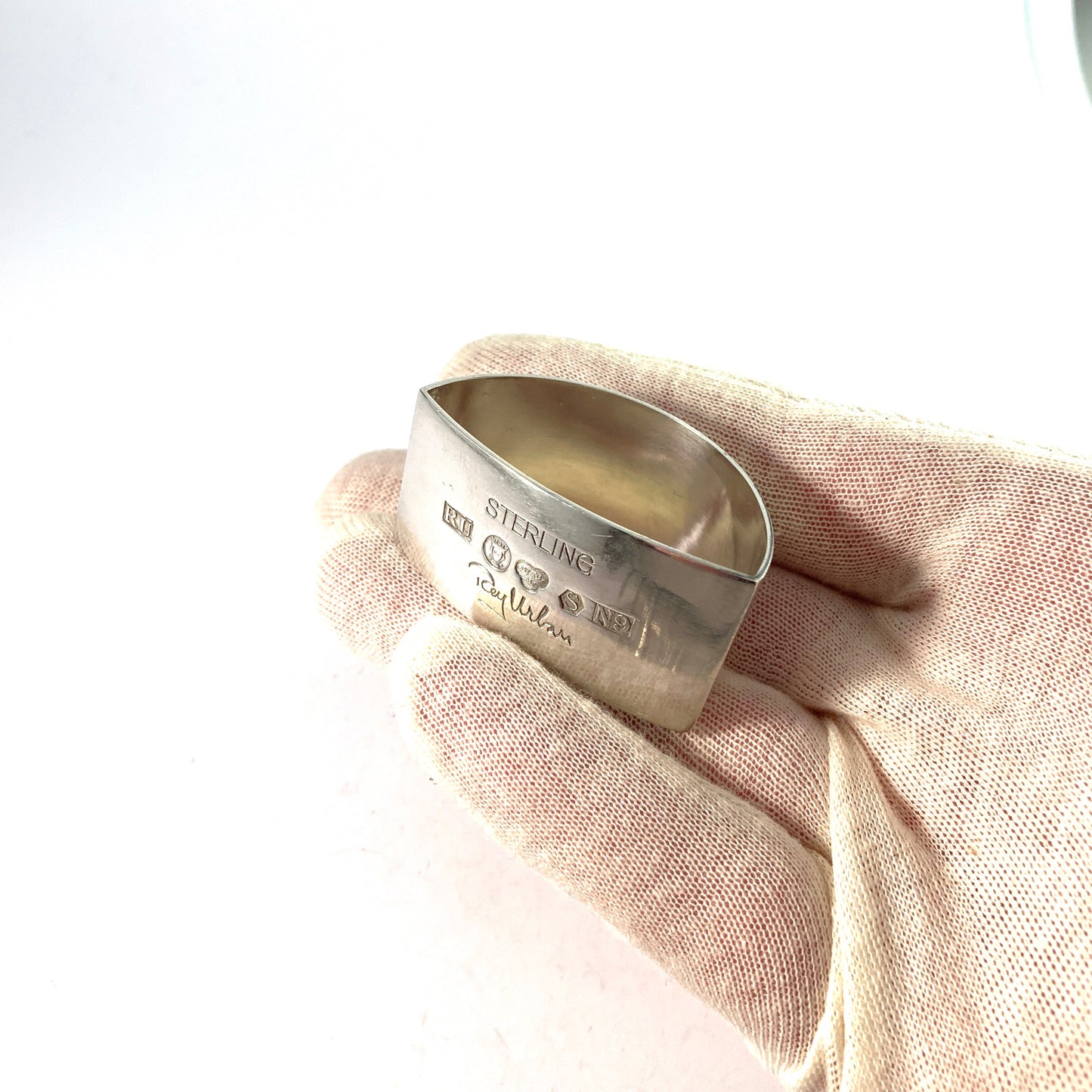 Rey Urban, Sweden 1963. Sterling Silver Napkin Ring.