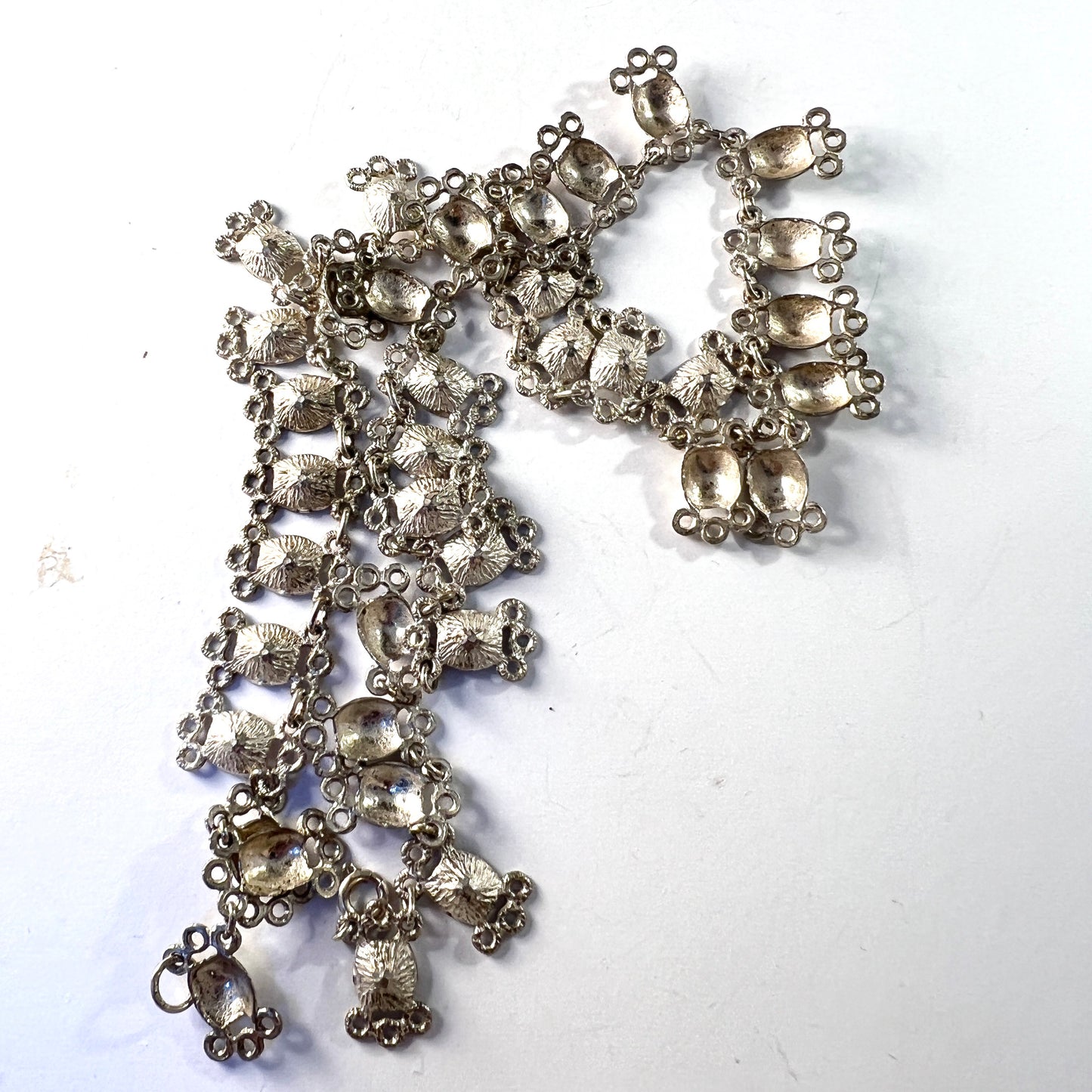 Lahden Kultakoru, Finland 1978 Vintage 830 Silver Necklace.