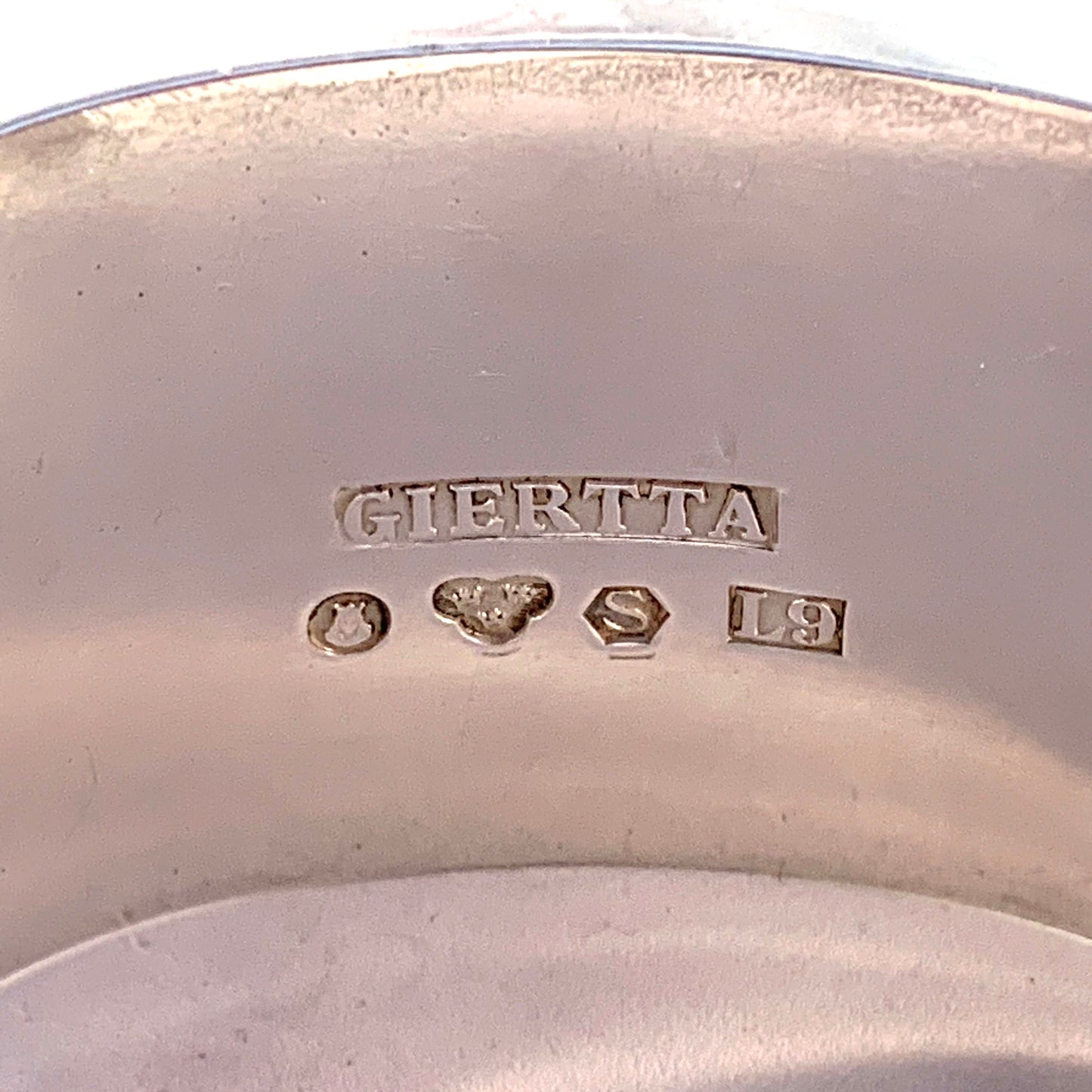 Claes E Giertta, Stockholm 1961 Massive Sterling Silver Chrysocolla Cuff Bracelet.