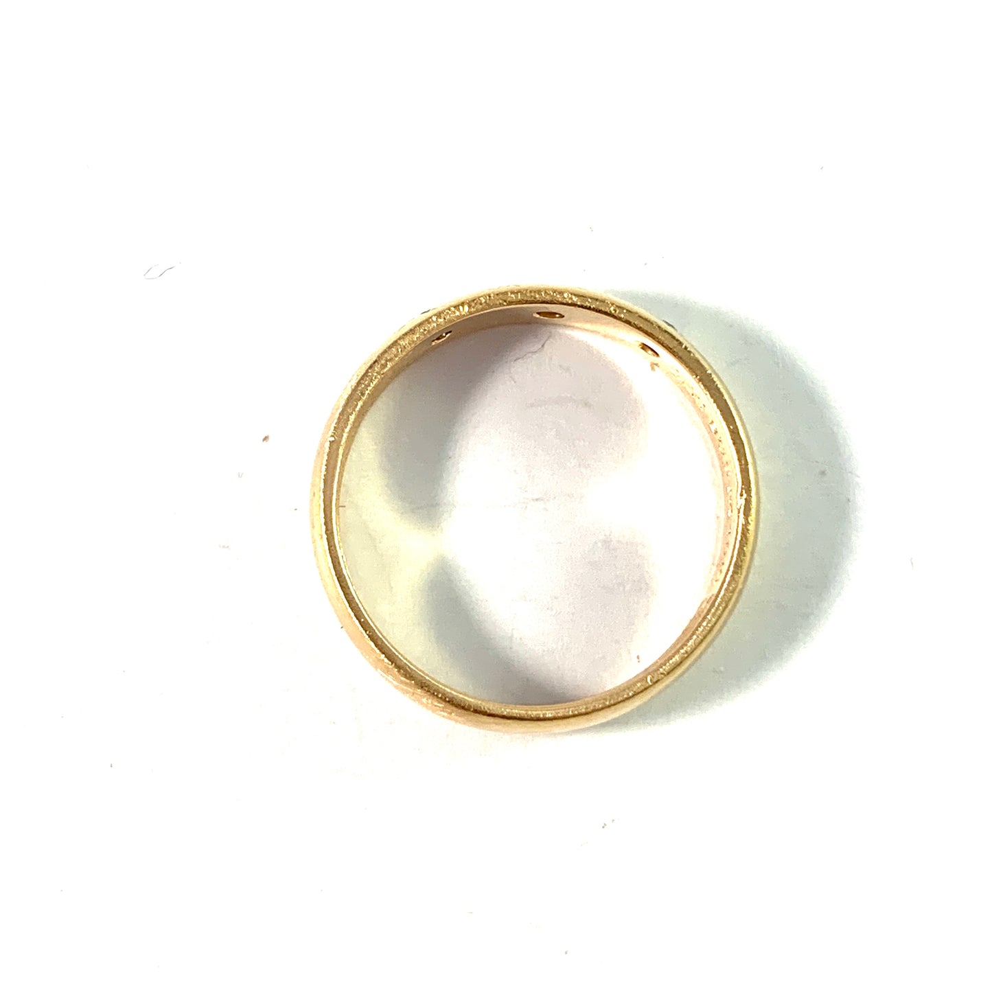 Schalin, Sweden. Vintage 18k Gold Diamond Ring