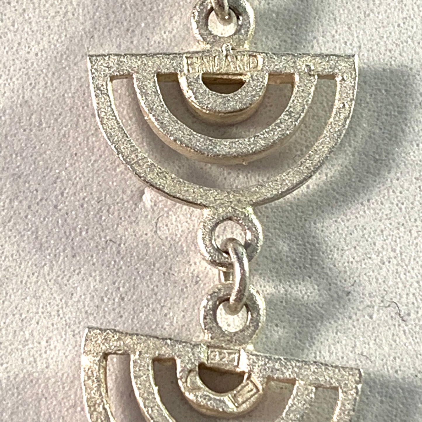Kultateollisus, Finland Vintage Sterling Silver Bracelet.
