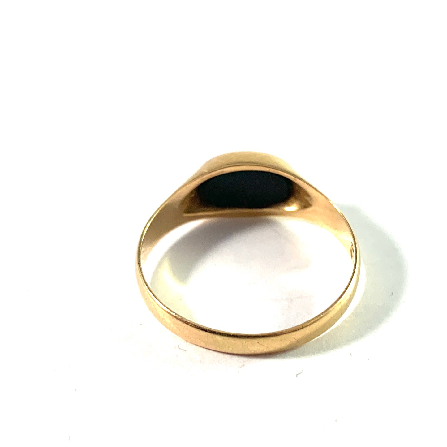 The Netherlands, year 1916. Antique 18k Gold Bloodstone Ring.