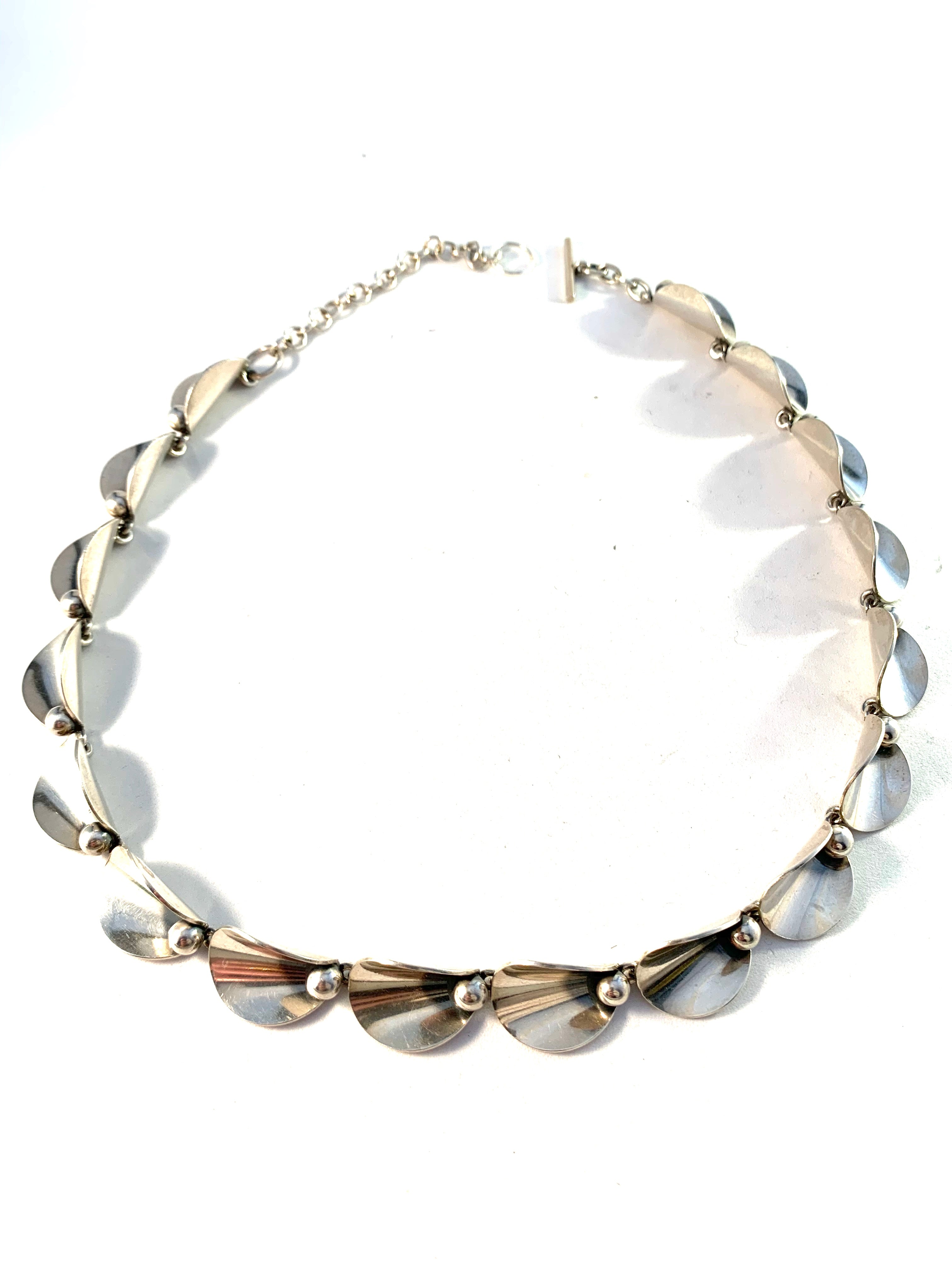 Niels Erik From Iconic Clamshell Sterling Necklace