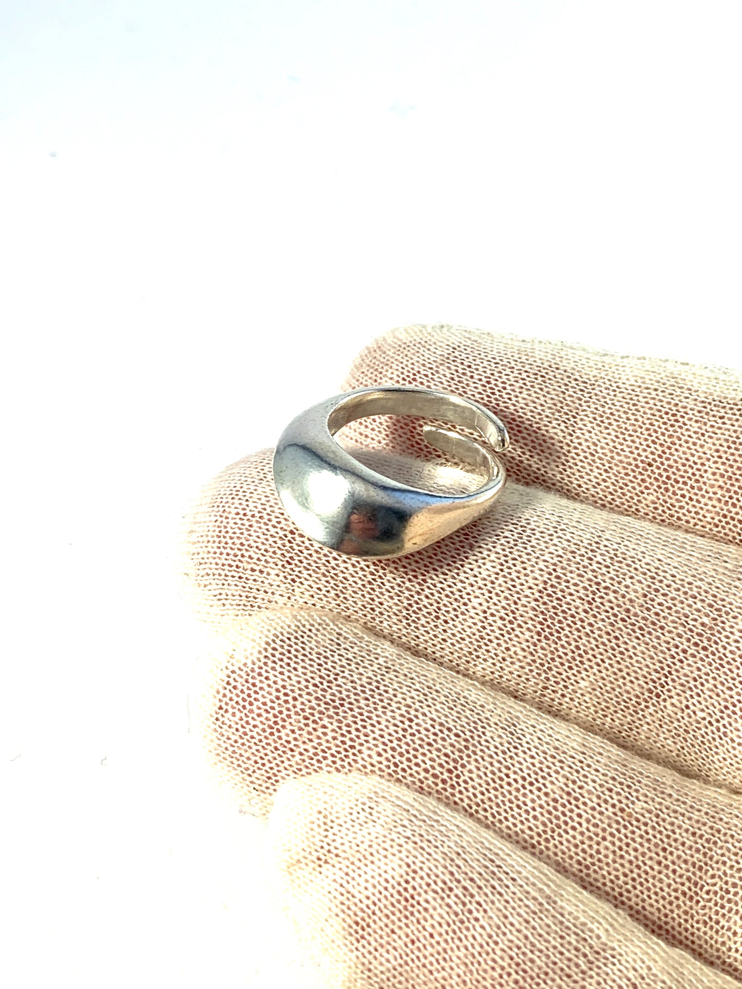 Ingjerd Hanevold for David Andersen, Norway Vintage Sterling Silver Ring.