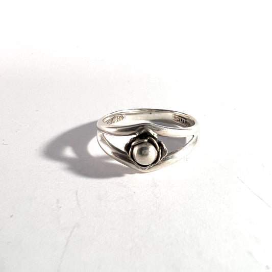 Erik Granit, Finland 1966. Vintage Solid Silver Ring.