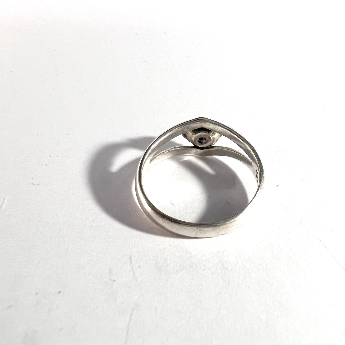 Erik Granit, Finland 1966. Vintage Solid Silver Ring.