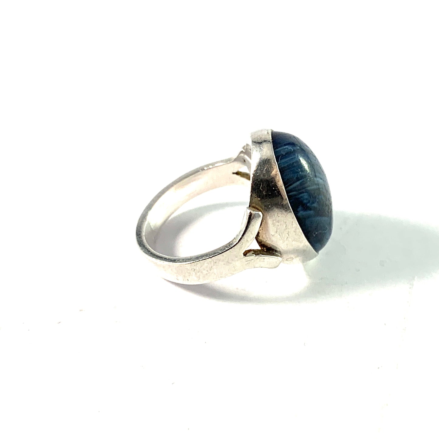 Svedling, Sweden 1966. Sterling Silver Bergslagen-Stone Ring.