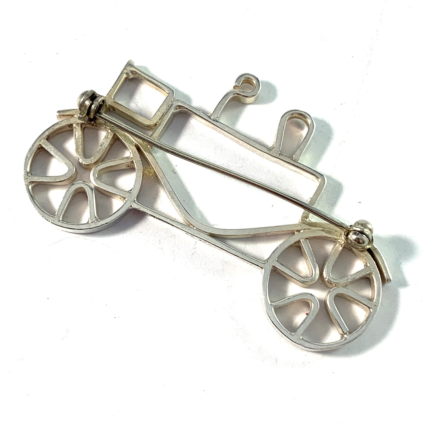 Maker CARSI, Mexico. Vintage Sterling Silver Brooch.