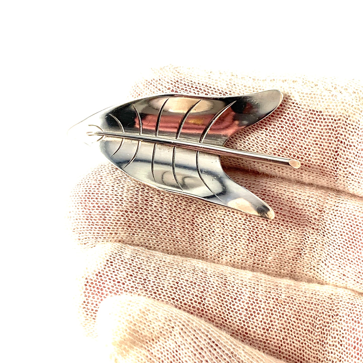 Sigurd Persson for Stigbert, Sweden 1952. Sterling Silver Brooch.