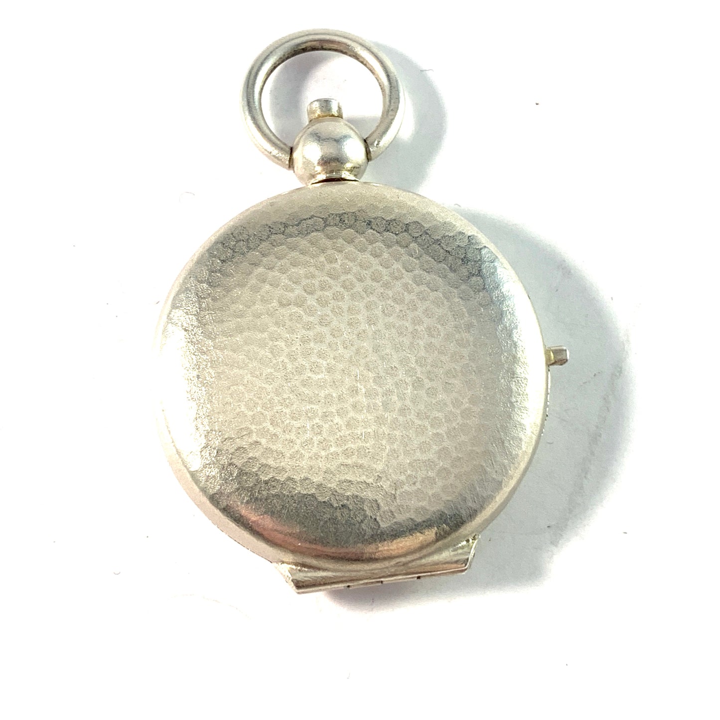 Germany c year 1900. Antique Solid Silver Locket Pendant.