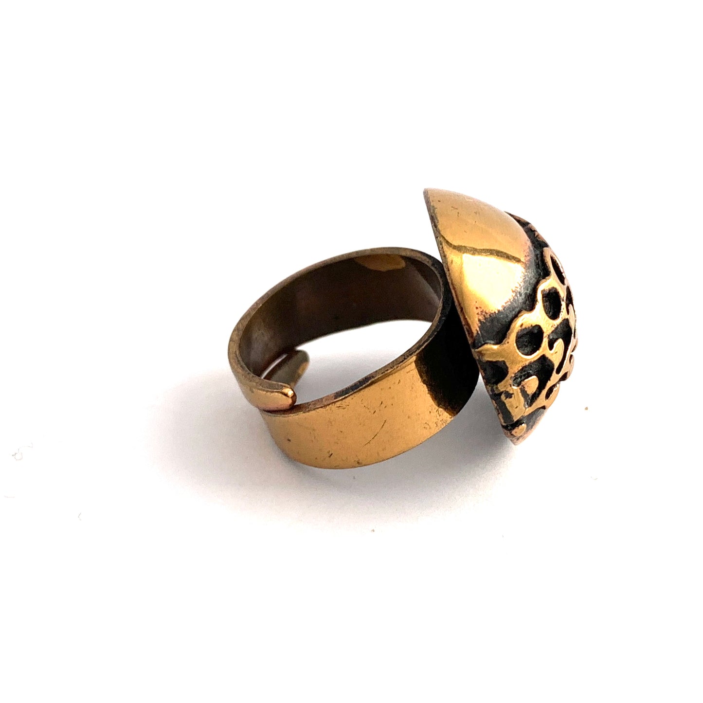 Pentti Sarpaneva, Finland 1970s Bronze Adjustable Size Ring.