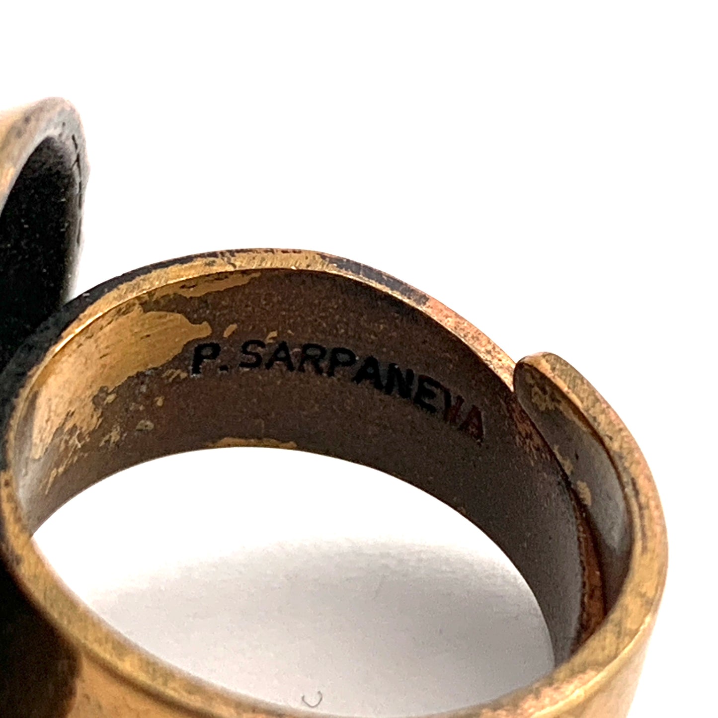 Pentti Sarpaneva, Finland 1970s Bronze Adjustable Size Ring.