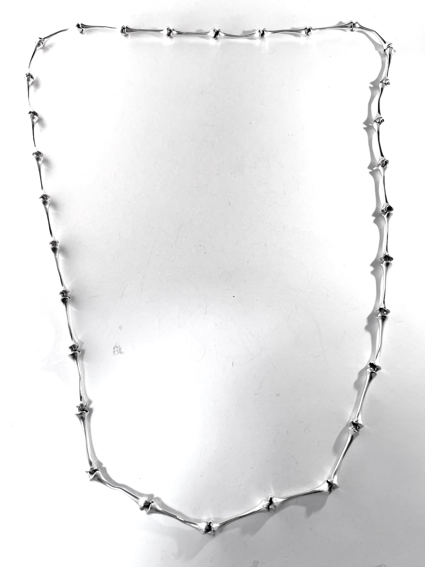 Bjorn Weckstrom for Lapponia, Finland. Iconic Bones Sterling Vintage Necklace.