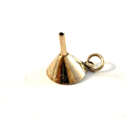 Nürnberg, Germany early 1900s 8k Gold Funnel Charm.