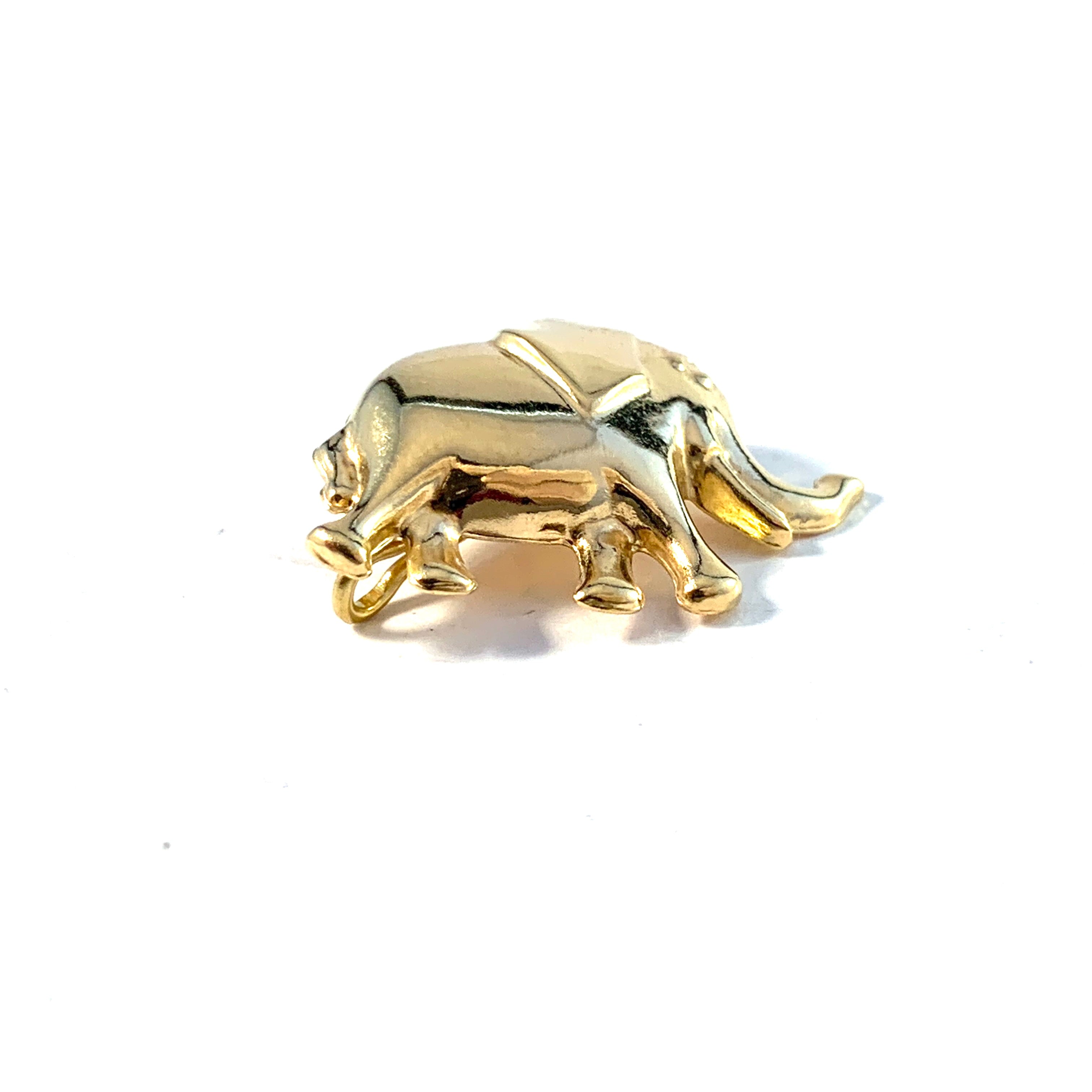 ELEPHANT GOLD BROOCH