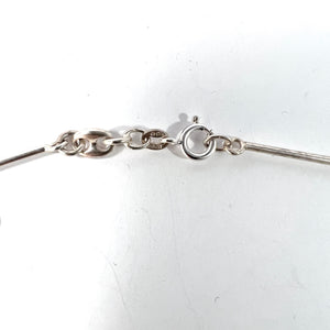 Denmark. Vintage 830 Silver 30 inch Necklace.