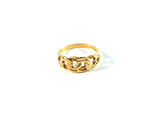 Sweden, 1960-70s. Vintage 18k Gold Bismarck Ring.