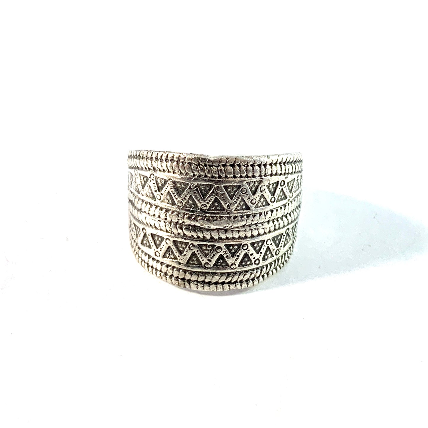 Odd Magnusson, Sweden 1982. Vintage Viking Copy Sterling Silver Unisex Ring.