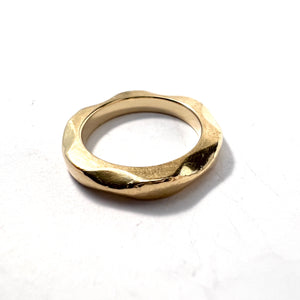 Georg Jensen, design Mirror by Maria Berntsen 18k Gold Diamond Ring.