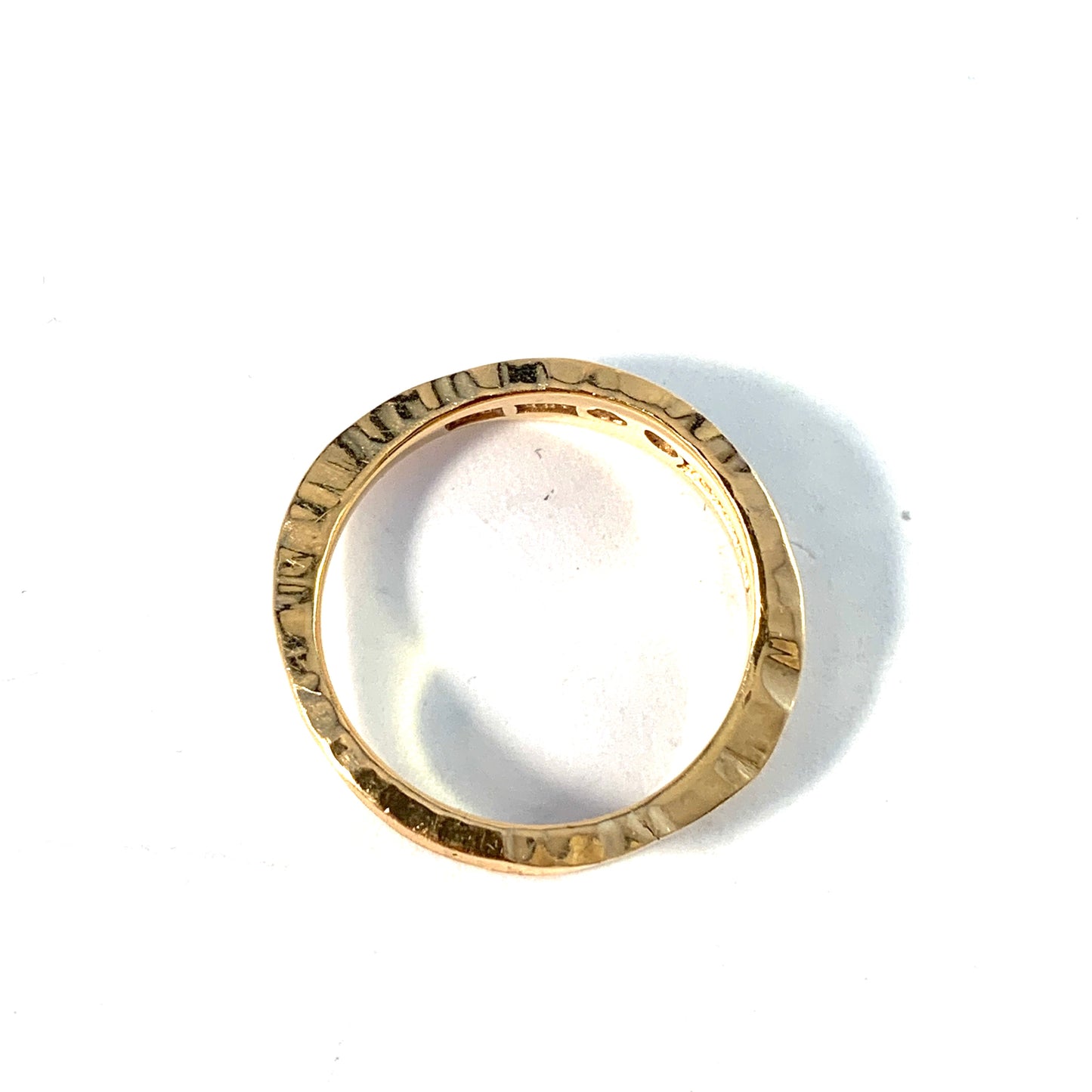 Claes E Giertta, Sweden 1976. Vintage 18k Gold Ring.