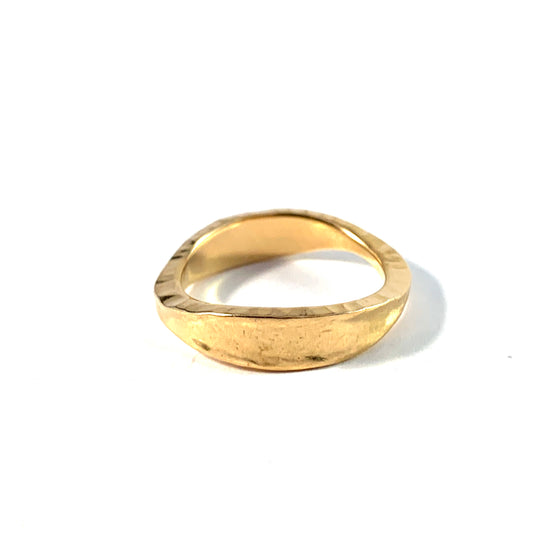 Claes E Giertta, Sweden 1976. Vintage 18k Gold Ring.