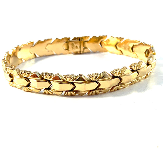 Italy 1934-44. Vintage 18k Gold Bracelet.