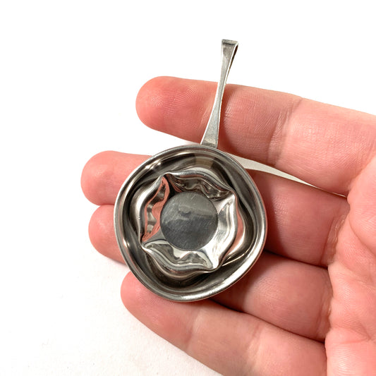 KE Palmberg for ALTON Sweden year 1973 Large Modernist Sterling Silver Pendant.