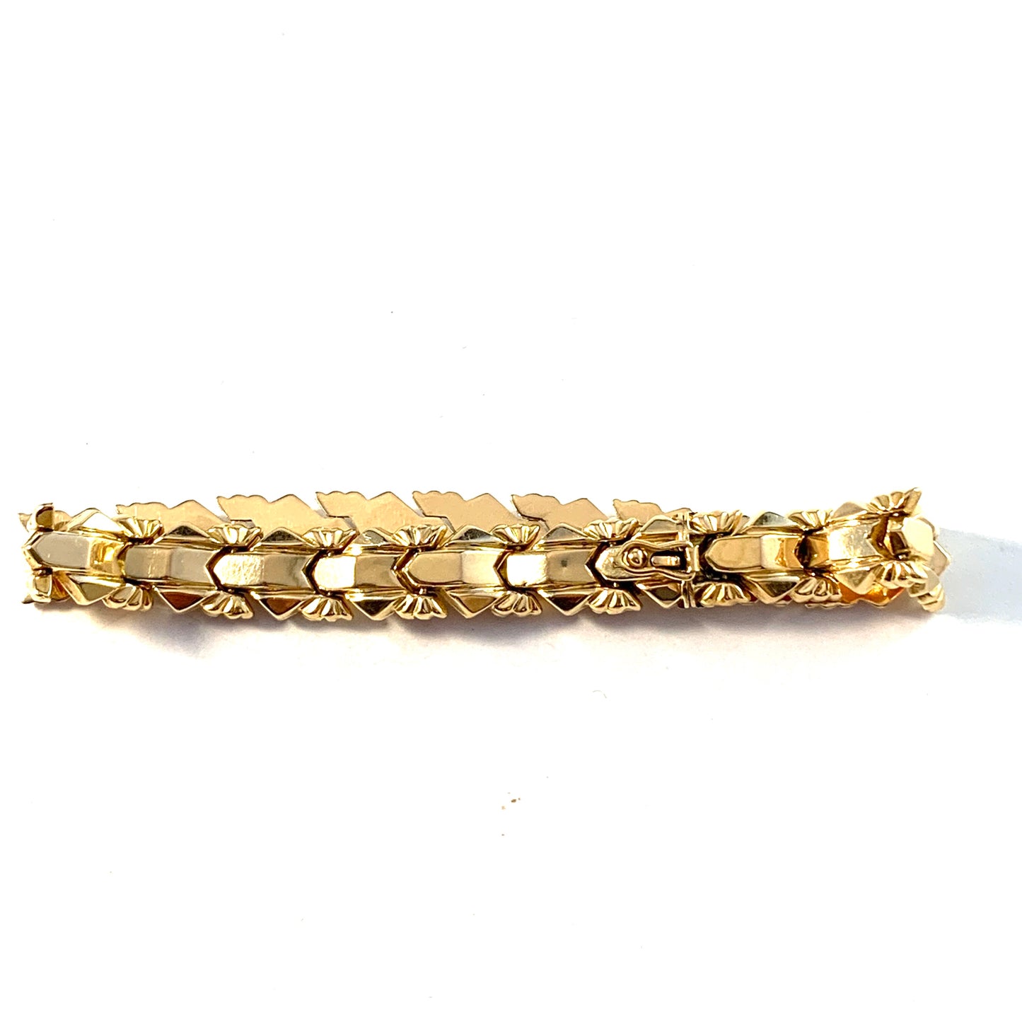 Italy 1934-44. Vintage 18k Gold Bracelet.