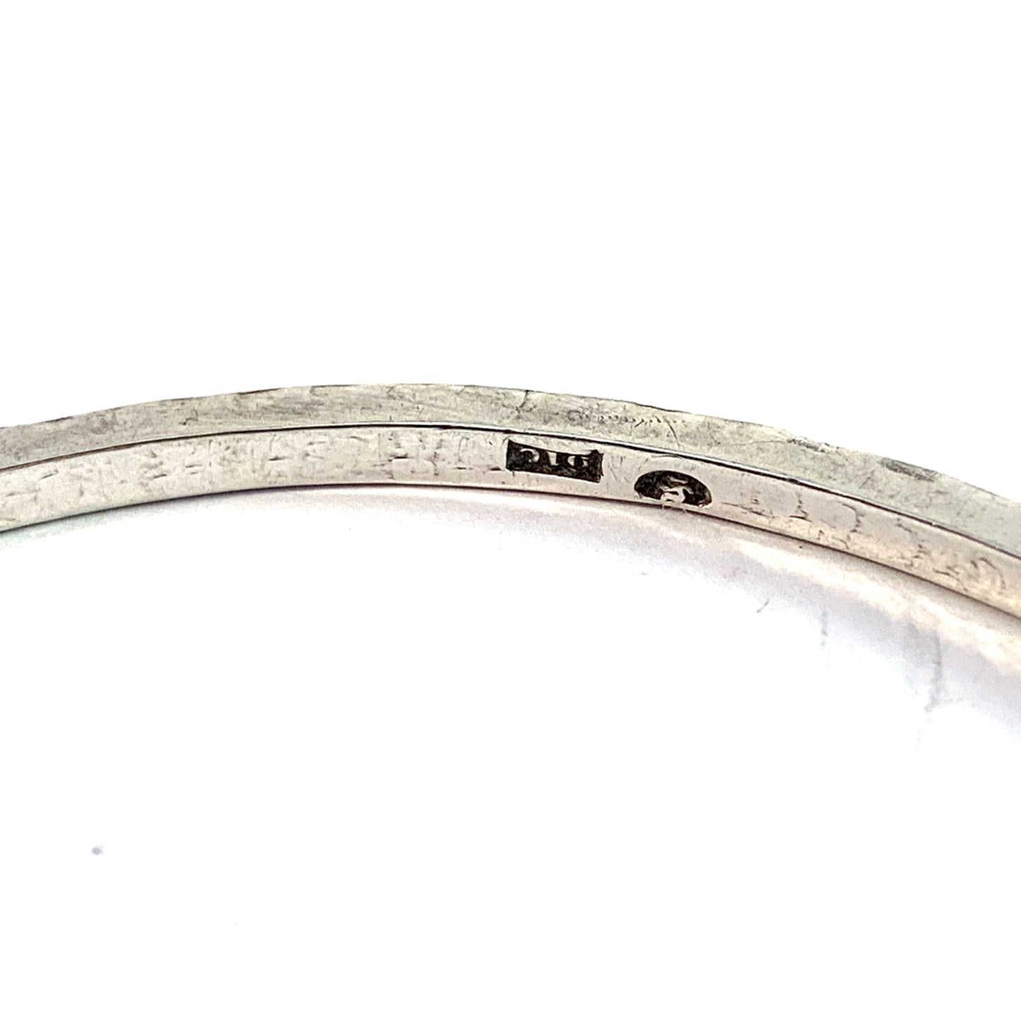 Sweden year 1978. Sterling Silver Bangle Bracelet.