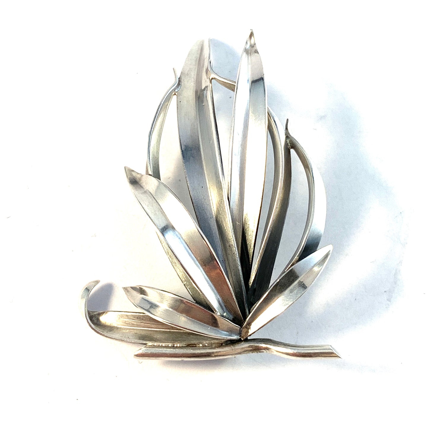 Gertrud Engel for A Michelsen Sweden 1951 Sterling Silver Brooch. Signed