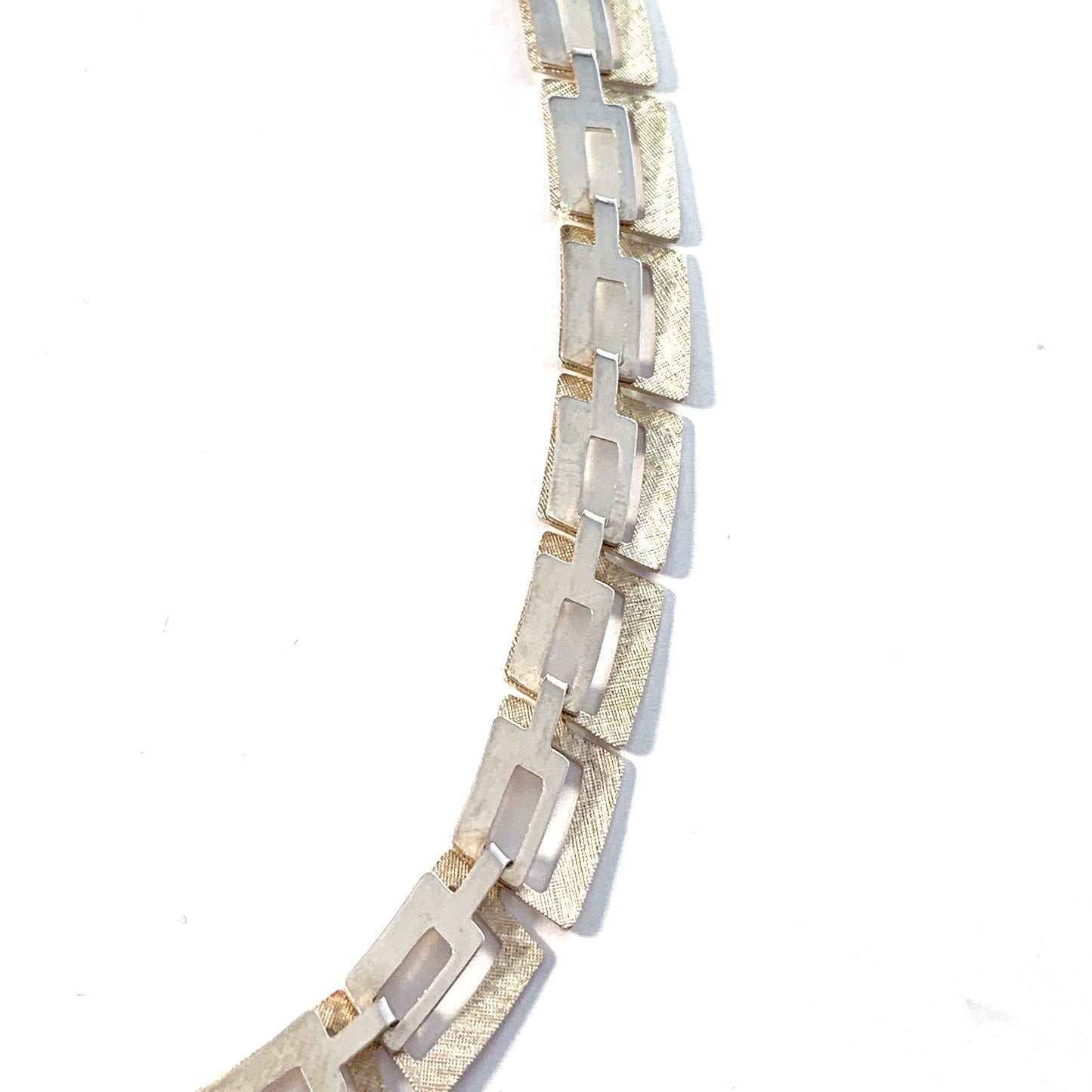 Friedrich Speidel, Germany, Mid Century Modern 1950-60s Solid 835 Silver Necklace.