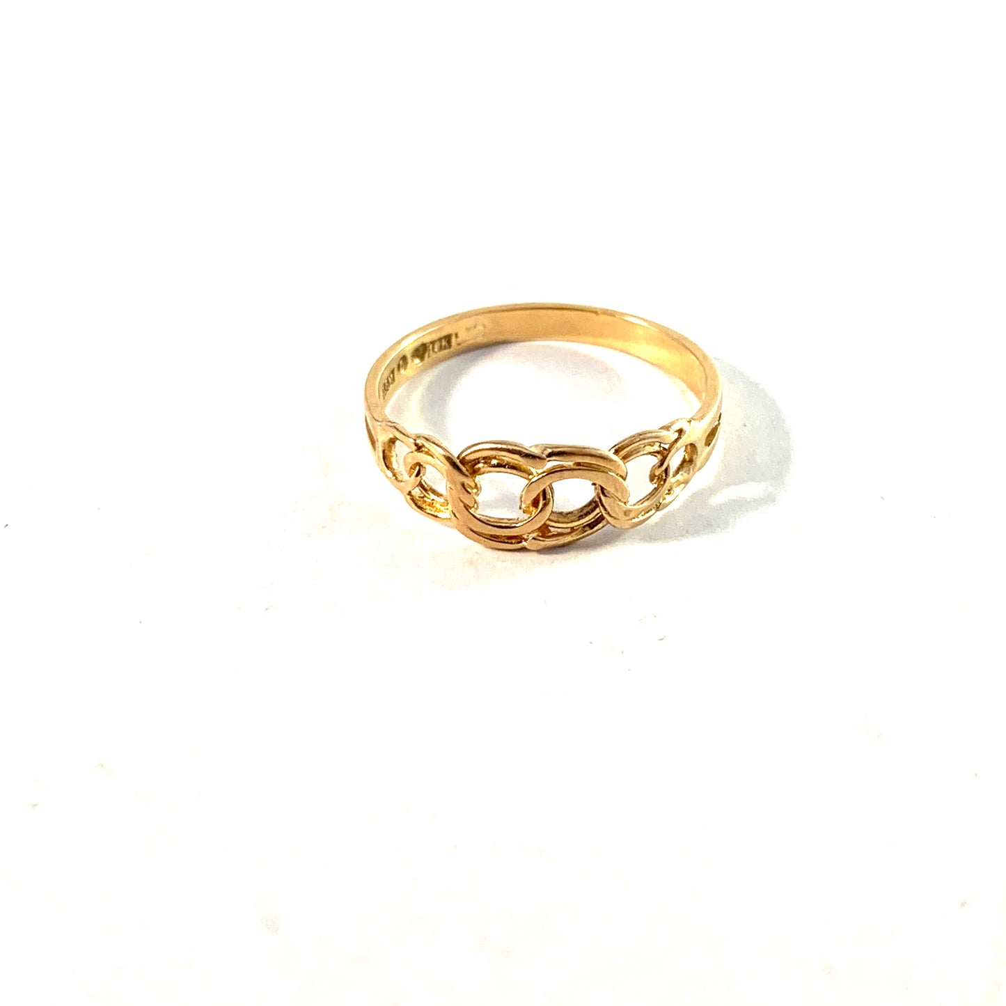 Svedboms, Sweden 1960s. Vintage 18k Gold Bismarck Ring.