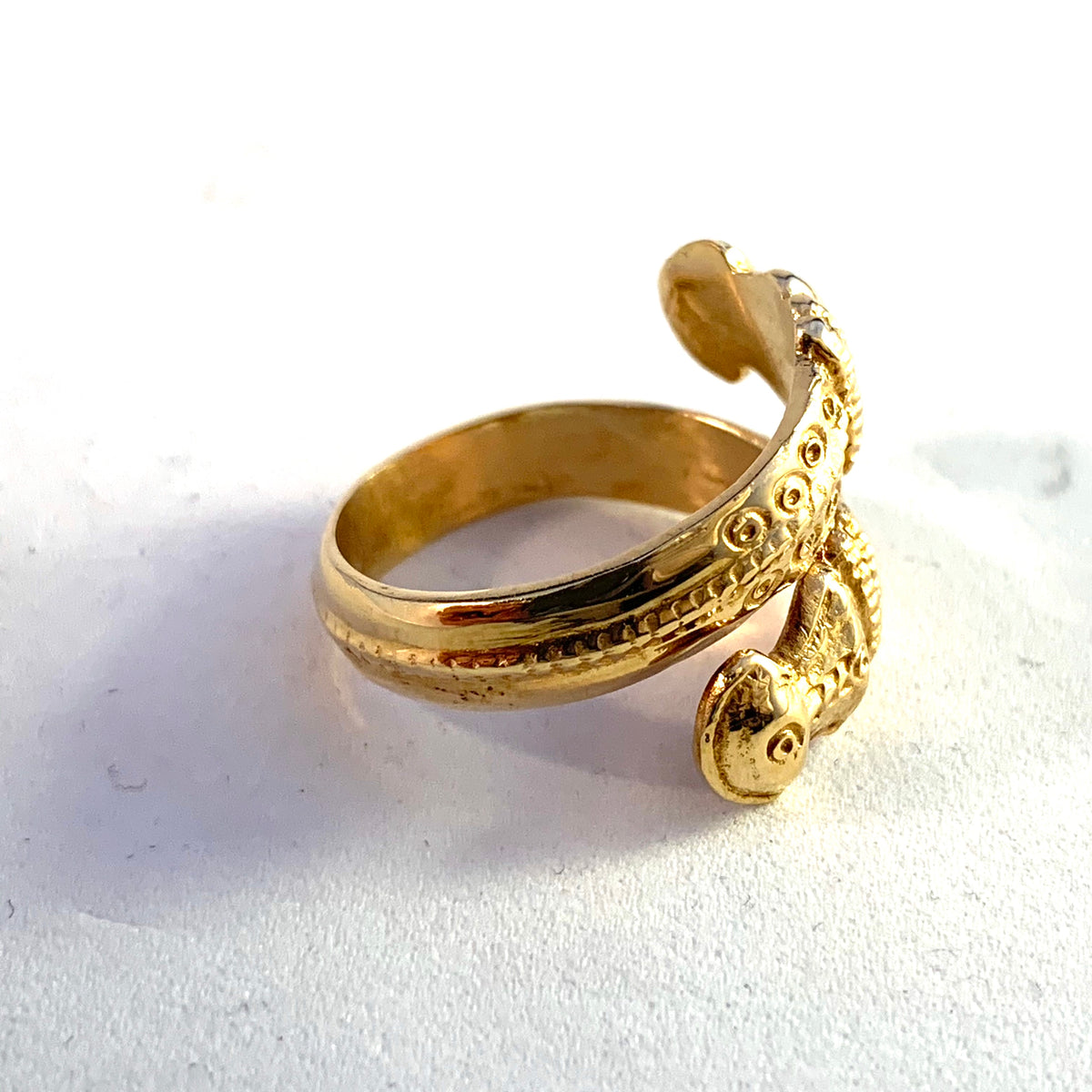 Bengt Hallberg, Sweden Vintage 18k Gold Viking Copy Unisex Ring. – T ...