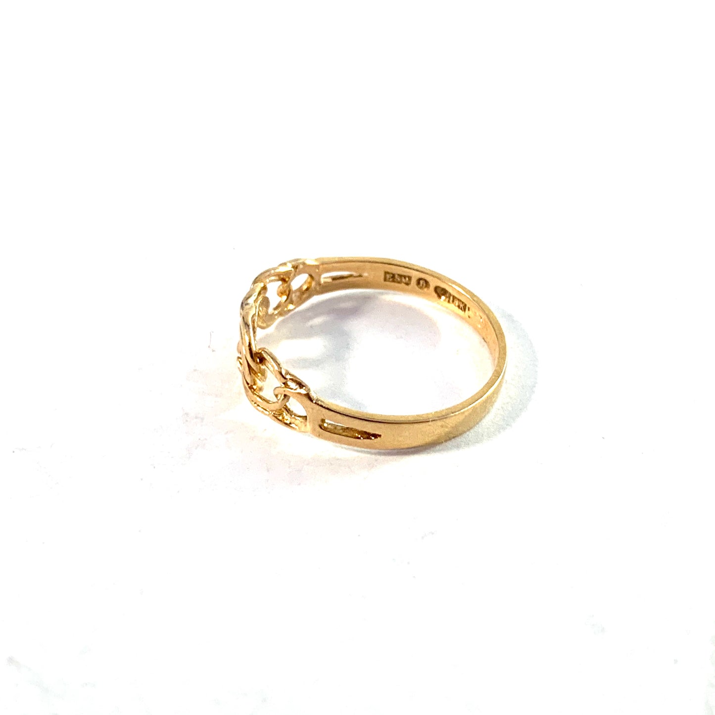 Svedboms, Sweden 1960s. Vintage 18k Gold Bismarck Ring.