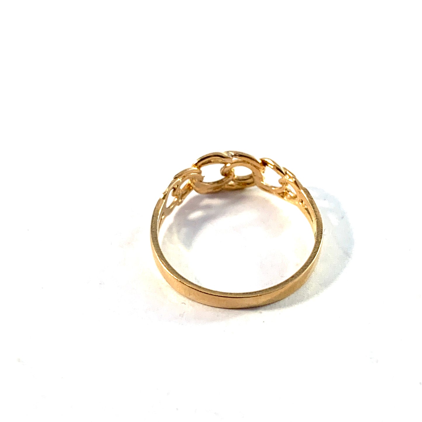 Svedboms, Sweden 1960s. Vintage 18k Gold Bismarck Ring.