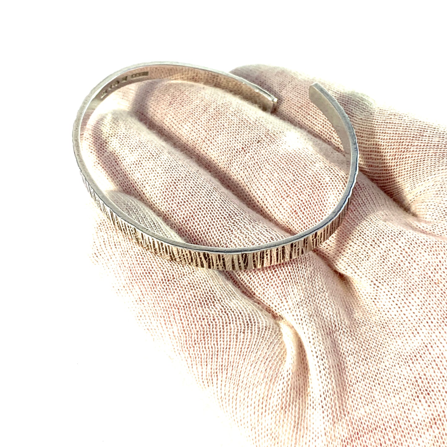 Ström & Sundström, Sweden 1974. Vintage Sterling Silver Bracelet.