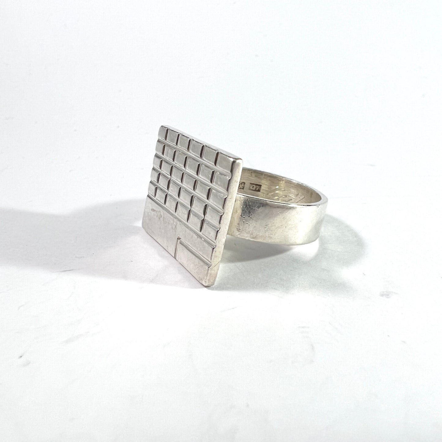 Reijo Raitila for Raitila & Kni, Finland 1969. Vintage Solid Silver Ring.