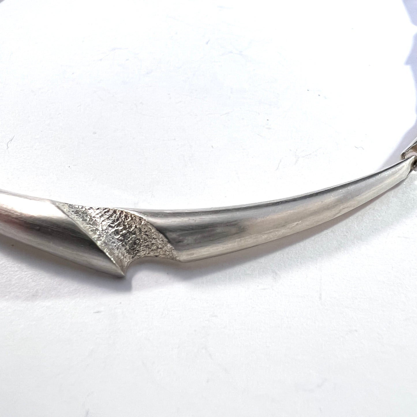 Tammen Koru, Finland 1980s. Vintage Sterling Silver Necklace.