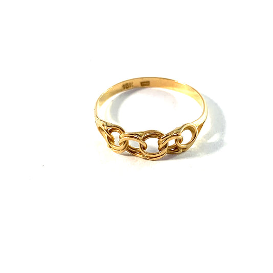 Vintage 1960-70s 18k Gold Bismarck Ring.