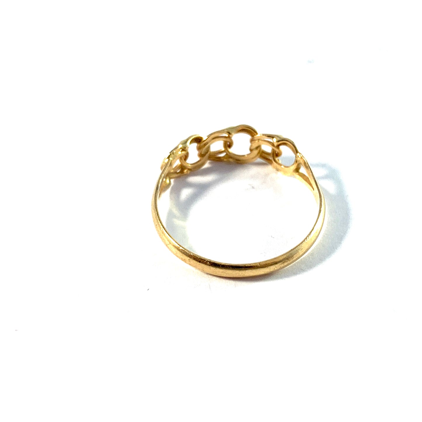 Vintage 1960-70s 18k Gold Bismarck Ring.