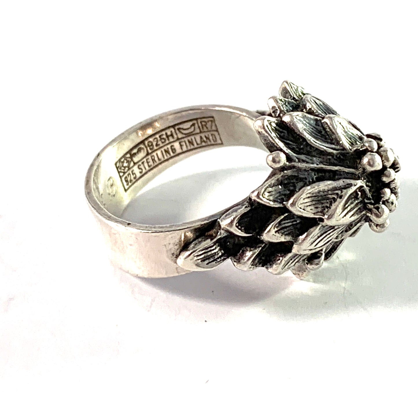 Erik Granit, Finland year 1970. Sterling Silver Ring.