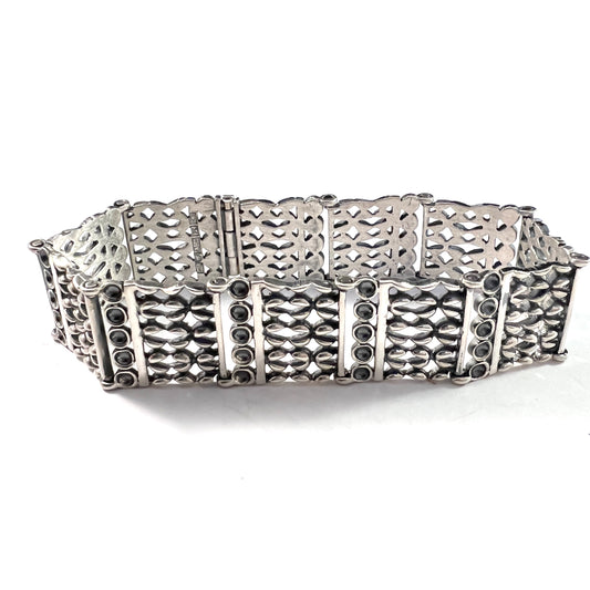 Jorma Laine for Kultateollisuus Finland 1970. Vintage Silver Bracelet.