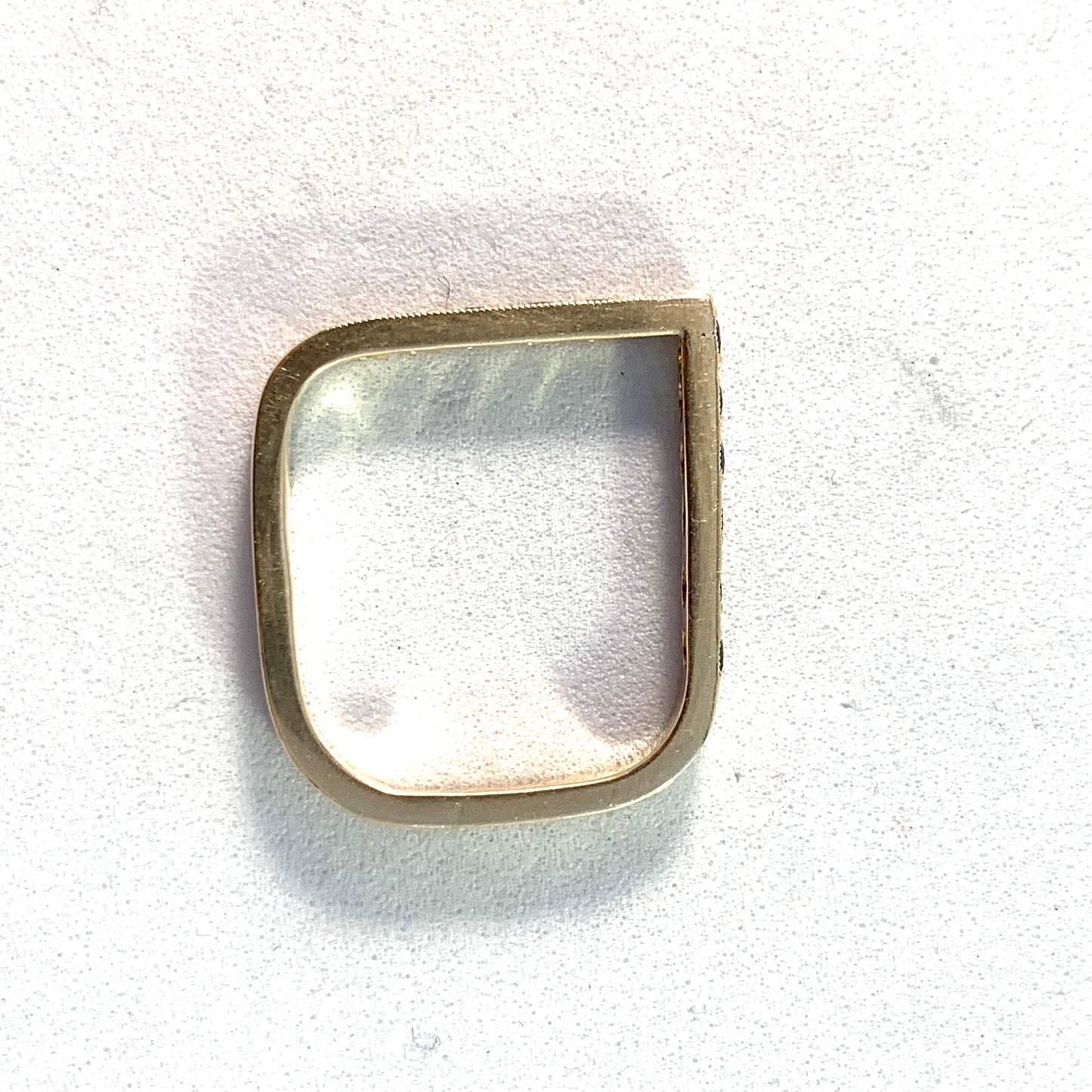 Vintage 14k Gold Emerald Sapphire Ring.
